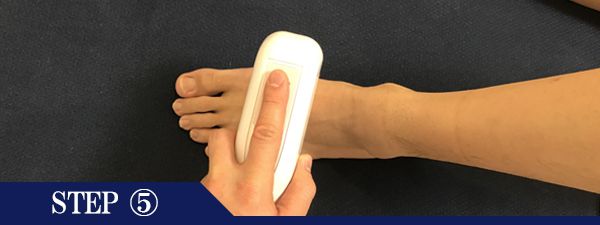 足の甲脱毛Step5