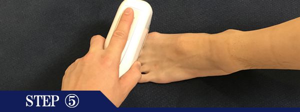 足の指脱毛Step5